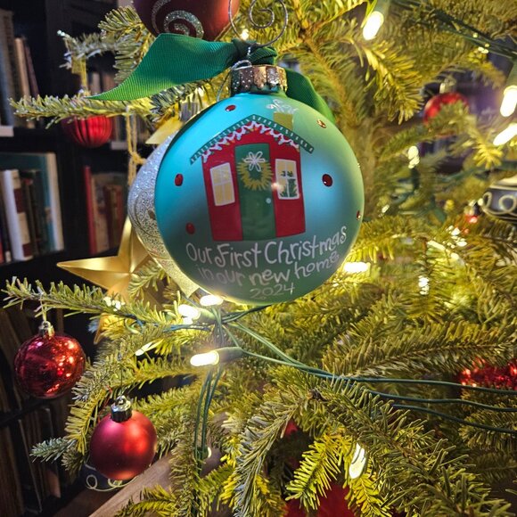 2024 Christmas Ball Ornament - Our First Christmas In Our New Home - Dillard's - Picture 9 of 9